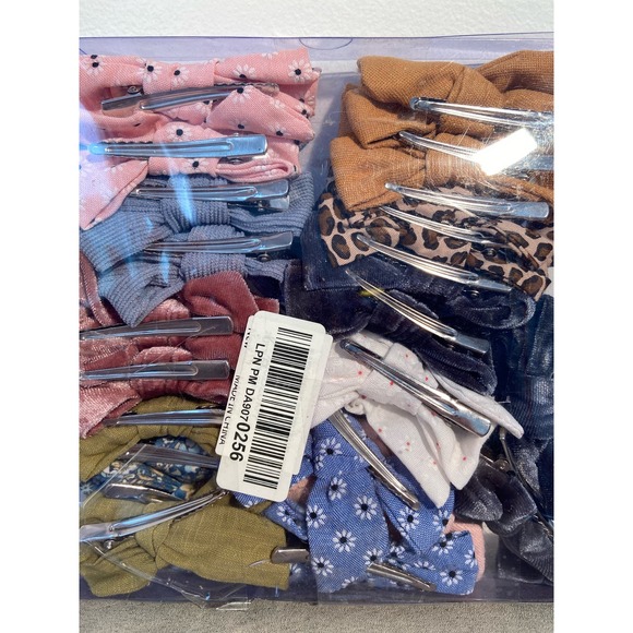 TOKUFAGU 24 Pieces Baby Girls Hair Clips, 4.5 Inch Alligator Clips - Picture 5 of 8